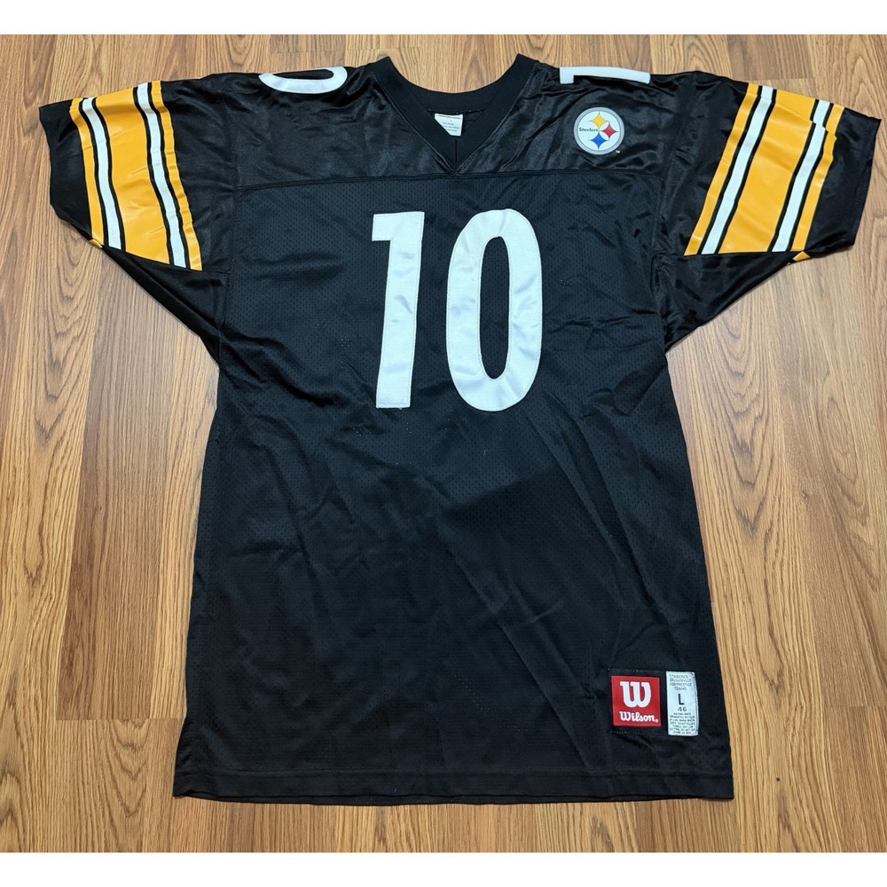 Kordell Stewart Pittsburgh Steelers Jersey Wilson Mens Large 46 Vintage NFL